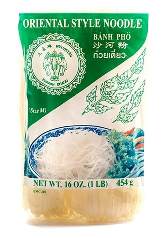 ERAWAN Banh Pho Oriental Style Noodle - 16oz (Pack of 3)